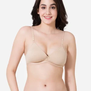 Plunge Neck Padded Bra