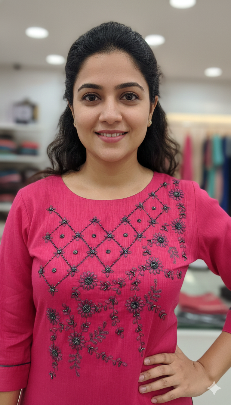 Kurta with Elegant Embroidery - Image 2