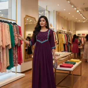 Georgette Anarkali Kurta