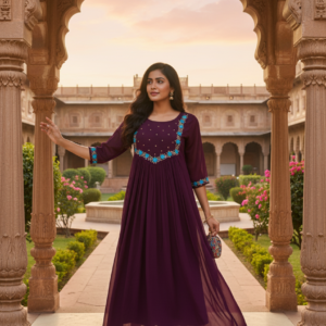 Georgette Anarkali Kurta