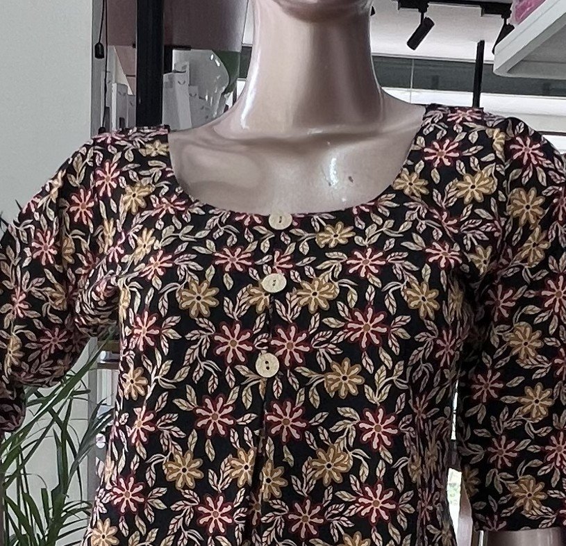 Floral Cotton Printed Top - Image 4